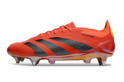 Men's Adidas Predator 24 Elite SG Football Boots - Red/Black/Yellow