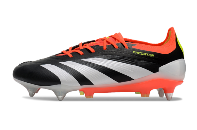 Men's Adidas Predator 24 Elite SG Football Boots - Black/White/Red