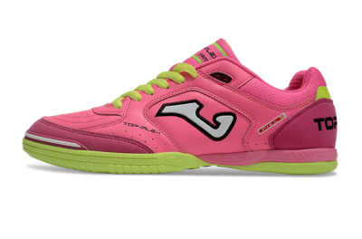 Men's Joma Top Flex IC Football Shoes - Pink/White/Yellow