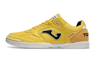 Men's Joma Top Flex IC Football Shoes - Yellow/Black/Silver