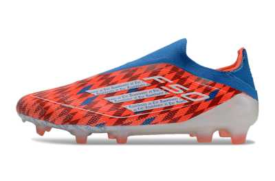Men's Adidas F50 Elite Laceless FG Football Boots - Red/White/Blue