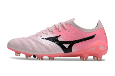 Men's Mizuno Morelia Neo 4 FG Football Boots - Pink/Black/White