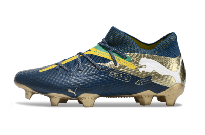 Men's Puma x Neymar Future 7 Ultimate bna FG Football Boots - Blue/Yellow/Green