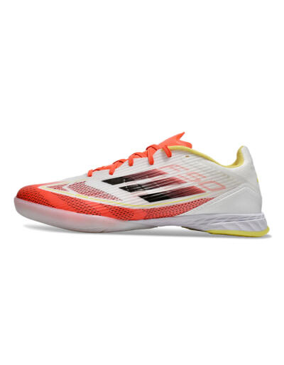 Unisex Adidas F50 Elite IC Football Shoes - Red/White/Yellow