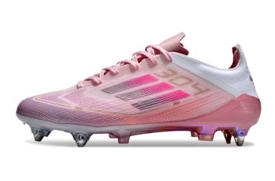 Men's Adidas F50 Elite 304 SG Football Boots - Pink/Gold/White