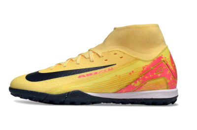 Men's Nike Air Zoom Mercurial Superfly 10 Elite TF Football Shoes - Yellow/Black/Red