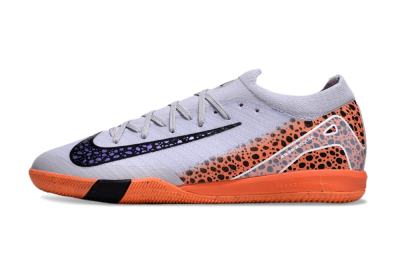 Unisex Nike Air Zoom Mercurial Vapor 16 Elite IC Football Shoes - White/Black/Leopard