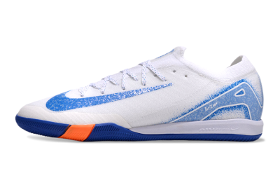 Unisex Nike Air Zoom Mercurial Vapor 16 Elite IC Football Shoes - White/Blue/Orange
