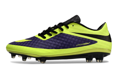 Men's Nike Hypervenom Phantom FG Football Boots - Purple/Yellow/Black