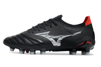 Men's Mizuno Morelia Neo 3 FG Football Boots - Black/White/Red