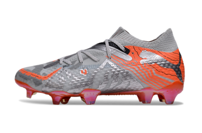 Men's Puma Future Ultimate FG Football Boots - Silver/Red/Pink