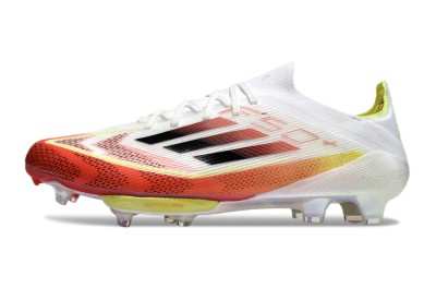 Men's Adidas F50+ Lightstrike Elite FG Football Boots - Red/White/Yellow