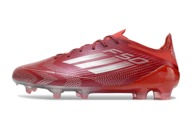 Men's Adidas F50 Elite FG Football Boots - Red/Silver/White