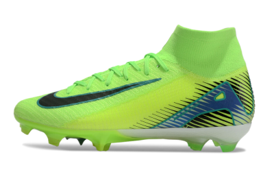 Unisex Nike Air Zoom Mercurial Superfly 10 Elite FG Football Boots - Yellow/Black/Blue