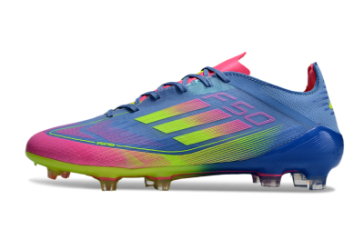 Men's Adidas F50 Elite TF Football Shoes - Blue/Pink/Yellow