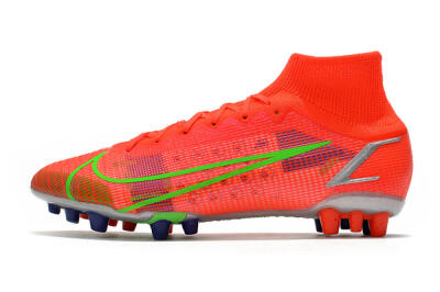 Unisex Nike Mercurial Superfly 8 Elite AG Football Boots - Red/Yellow/Silver