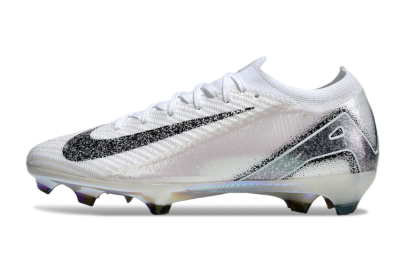 Men's Nike Air Zoom Mercurial Vapor 16 Elite FG Football Boots - White/Black/Grey