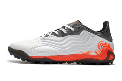 Men's Adidas Copa Sense.1 TF Football Shoes - White/Grey/Red