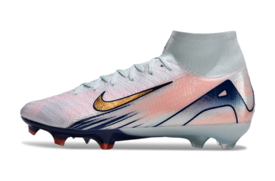 Unisex Nike Air Zoom Mercurial Superfly 10 Elite FG Football Boots - Jade/Pink/Gold