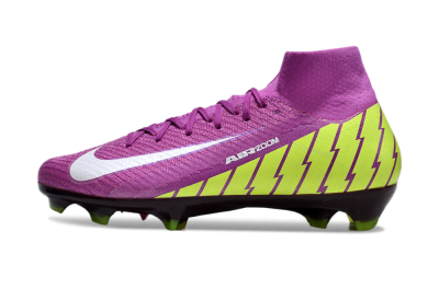 Unisex Nike Air Zoom Mercurial Superfly 10 Elite FG Football Boots - Red/White/Yellow