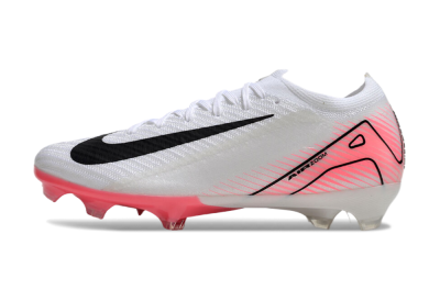 Men's Nike Air Zoom Mercurial Vapor 16 Elite FG Football Boots - White/Black/Pink