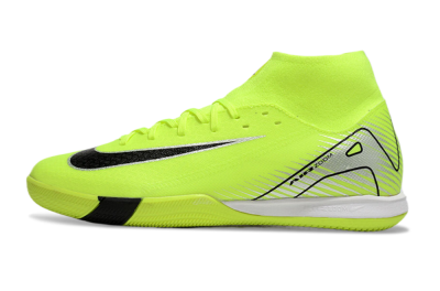 Men's Nike Air Zoom Mercurial Superfly 10 Academy IC Football Shoes - Yellow/Black/Silver