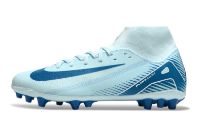 Men's Nike Air Zoom Mercurial Superfly 10 Academy AG Football Boots - Jade/Blue/White