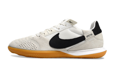 Men's Nike Street Gato IC Football Shoes - Grey/Black/Brown
