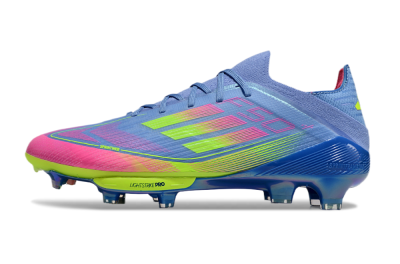 Men's Adidas F50+ Elite Lightstrike Pro FG Football Boots - Blue/Pink/Yellow