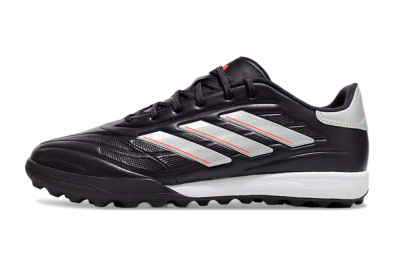 Men's Adidas Copa Pure 3 TF Football Shoes - Black/Silver/White