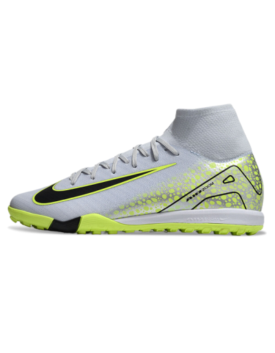 Unisex Nike Air Zoom Mercurial Superfly 10 Elite TF Football Shoes - Grey/Yellow/Black