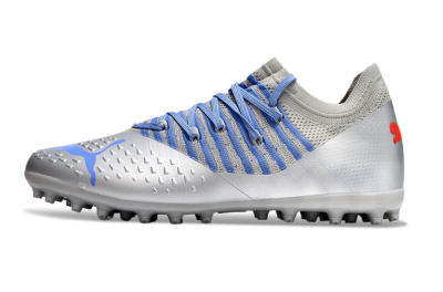 Men's Puma Future Ultimate MG Football Boots - Silver/Blue/Red