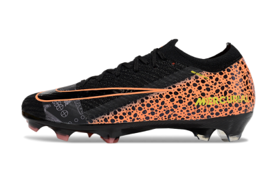 Unisex Nike Air Zoom Mercurial Vapor 16 Elite FG Football Boots - Black/Yellow/Leopard