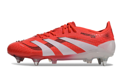Men's Adidas Predator 25 Elite SG Football Boots - Red/White/Black