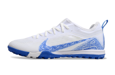 Unisex Nike Air Zoom Mercurial Vapor 16 Pro TF Football Shoes - White/Blue