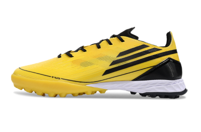 Men's Adidas F50 Pro TF Football Shoes - Yellow/Black/White
