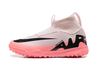 Kids Nike Air Zoom Mercurial Superfly 9 Elite TF Football Shoes - Pink/Black