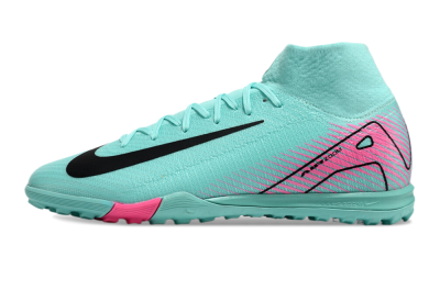 Unisex Nike Air Zoom Mercurial Superfly 10 Elite TF Football Shoes - Jade/Red/Black