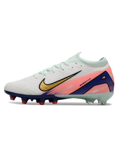 Men's Nike Air Zoom Mercurial Vapor 16 Elite AG Football Boots - Jade/Gold/Blue