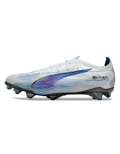 Men's Puma Ultra Ultimate FG Football Boots - Beige/Blue/Yellow