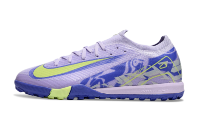 Unisex Nike Air Zoom Mercurial Vapor 16 Elite TF Football Shoes - Purple/Yellow/Blue