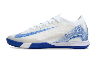 Men's Nike Air Zoom Mercurial Vapor 16 Elite IC Football Shoes - Beige/Blue/White