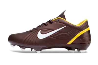 Unisex Nike Air Zoom Mercurial Vapor 16 Elite FG Football Boots - Brown/White/Yellow