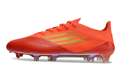 Men's Adidas F50 Elite FG Football Boots - Red/Gold