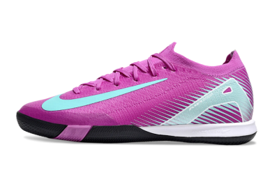 Men's Nike Air Zoom Mercurial Vapor 16 Elite IC Football Shoes - Purple/Jade/White