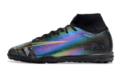 Men's Nike Air Zoom Mercurial Superfly 10 Elite TF Football Shoes - LaserYellow/Black