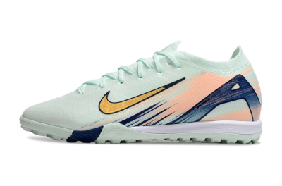 Unisex Nike Air Zoom Mercurial Vapor 16 Elite TF Football Shoes - Jade/Gold/Blue