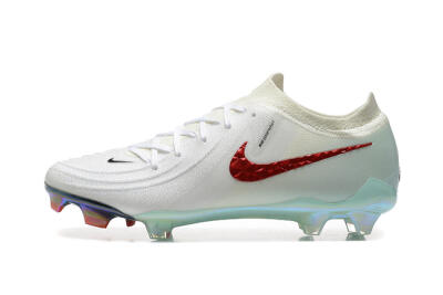 Men's Nike Phantom Luna Elite FG Football Boots - White/Red/Jade