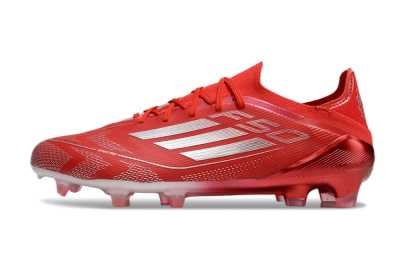 Men's Adidas F50 Elite FG Football Boots - Red/Silver