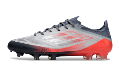 Men's Adidas F50 Elite FG Football Boots - Silver/White/Pink